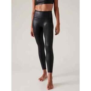 Athleta Elation Ultra High Rise Leggings in Shimmer Black Small